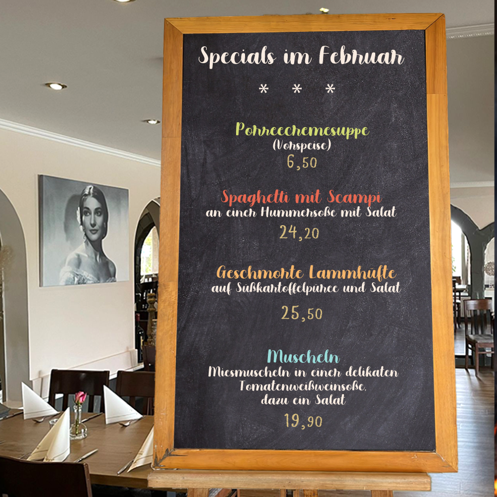 Specials im Februar - Restaurant Athena Stelle 
