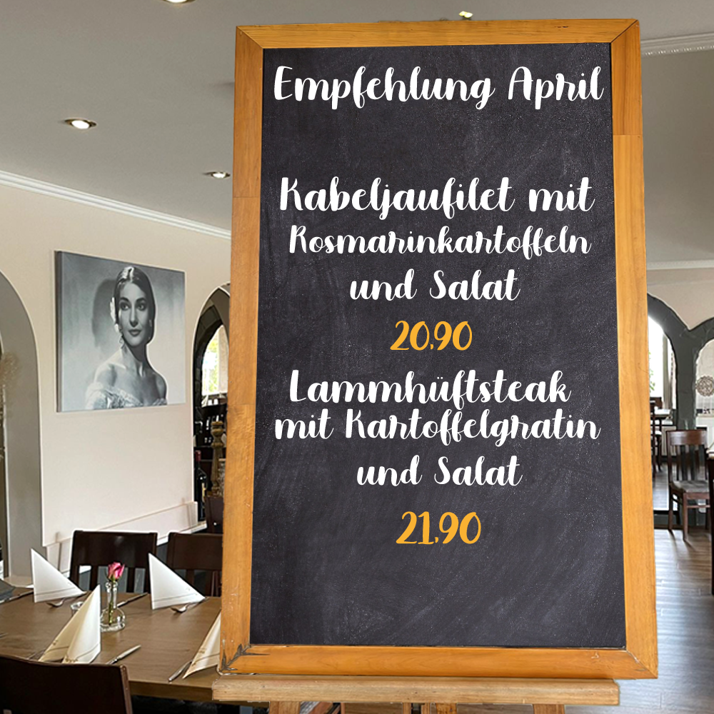 Restaurant Athena Stelle - Empfehlungen für den April